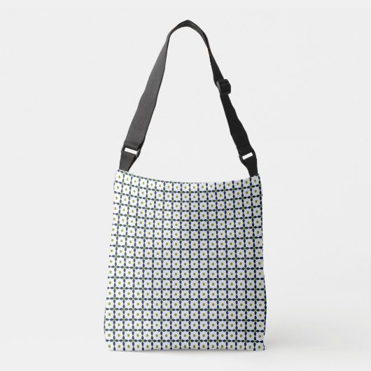 Gemstone Art, Blue and Yellow Crossbody Tas (Voorkant)