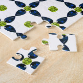 Gemstone Art, Blue and Yellow Legpuzzel (Zijkant)