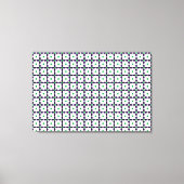 Gemstone Art, Green en Paars Canvas Afdruk (Voorkant)