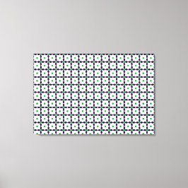 Gemstone Art, Green en Paars Canvas Afdruk