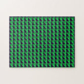 Gemstone Art, Green en Paars Legpuzzel (Horizontaal)