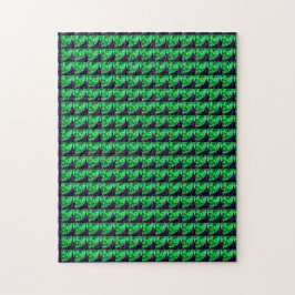 Gemstone Art, Green en Paars Legpuzzel