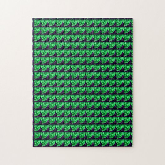 Gemstone Art, Green en Paars Legpuzzel (Verticaal)