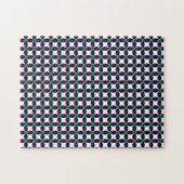 Gemstone Art, Green en Paars Legpuzzel (Horizontaal)
