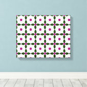 Gemstone Art, Paars groen Canvas Afdruk (Insitu (Houten vloer))