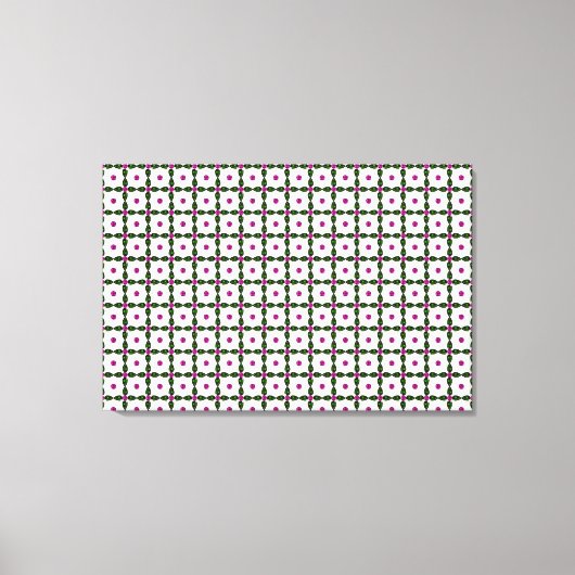 Gemstone Art, Paars groen Canvas Afdruk (Voorkant)