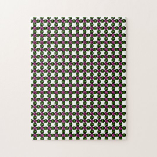 Gemstone Art, Paars groen Legpuzzel (Verticaal)