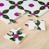Gemstone Art, Paars groen Legpuzzel (Zijkant)