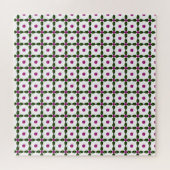 Gemstone Art, Paars groen Legpuzzel (Horizontaal)