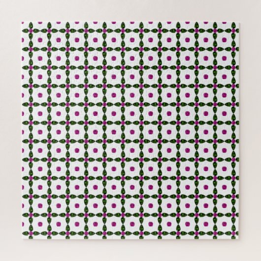 Gemstone Art, Paars groen Legpuzzel (Verticaal)