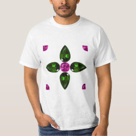 Gemstone Art, Paars groen T-shirt