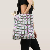 Gemstone Art, Paars groen Tote Bag (Dichtbij)