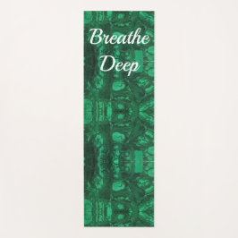 Gemstone Bright Green Abstract Pattern Gem Yogamat