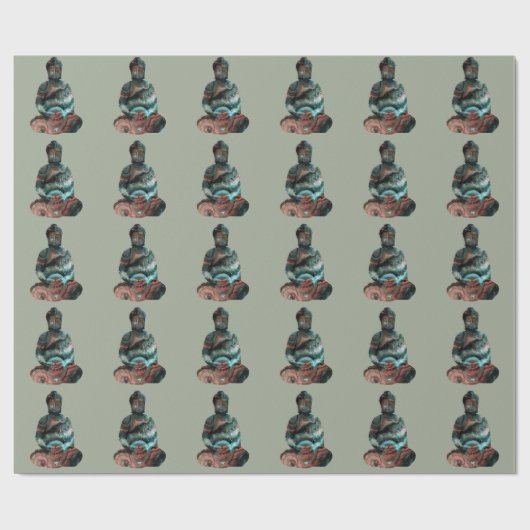 Gemstone Buddha wrapping Paper Cadeaupapier (Vlak)