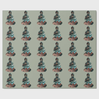 Gemstone Buddha wrapping Paper Cadeaupapier