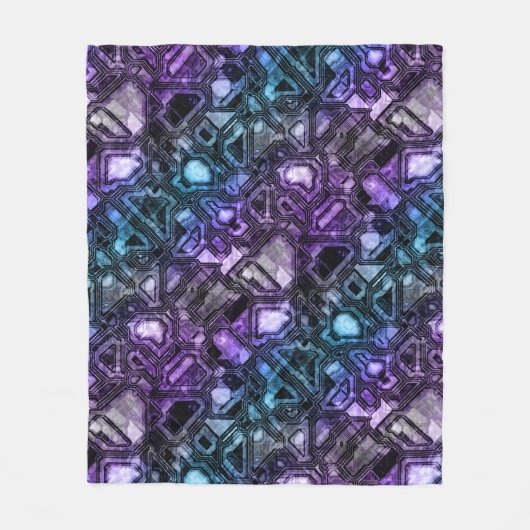 gemstone circuits - astro shadow : fleece deken (Voorkant)