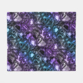 gemstone circuits - astro shadow : fleece deken (Voorkant (Horizontaal))