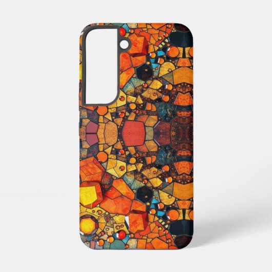 gemstone collage samsung galaxy hoesje (Achterkant)