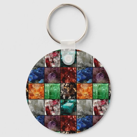 Gemstone Collage Sleutelhanger (Voorkant)