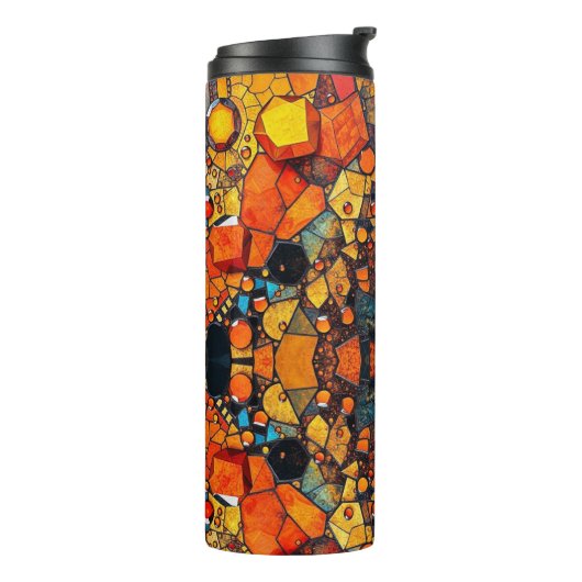 gemstone collage thermosbeker (Gedraaid links)