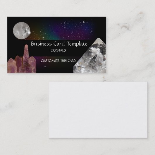 Gemstone & Crystals Visitekaartje (Voorkant / Achterkant)