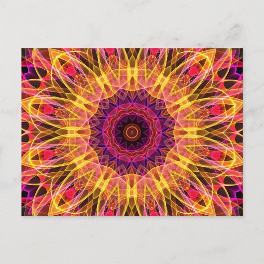 Gemstone Dream kaleidoscope Briefkaart (Voorkant)