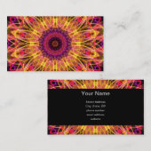 Gemstone Dream kaleidoscope Visitekaartje (Voorkant / Achterkant)