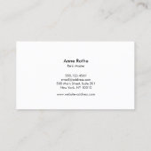 Gemstone Energy Crystal Healer Visitekaartje (Achterkant)