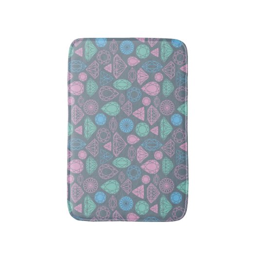 Gemstone Icon Pattern Badmat (Voorkant Verticaal)