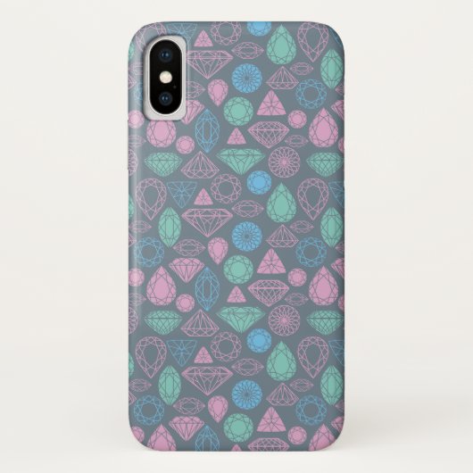 Gemstone Icon Pattern Case-Mate iPhone Case (Achterkant)