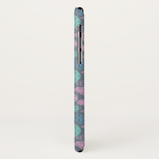 Gemstone Icon Pattern Case-Mate iPhone Case (Achterkant/links)