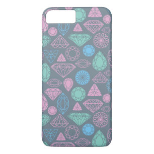 Gemstone Icon Pattern iPhone 8/7 Plus Hoesje