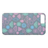 Gemstone Icon Pattern Case-Mate iPhone Case (Achterkant (Horizontaal))