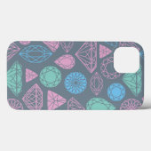 Gemstone Icon Pattern Case-Mate iPhone Case (Achterkant (horizontaal))