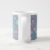 Gemstone Icon Pattern Grote Koffiekop (Achterkant)