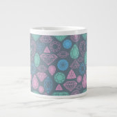 Gemstone Icon Pattern Grote Koffiekop (Voorkant)
