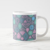Gemstone Icon Pattern Grote Koffiekop (Rechts)