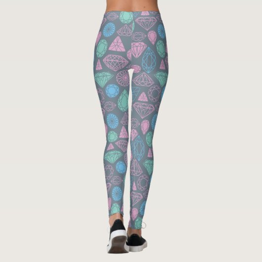 Gemstone Icon Pattern Leggings (Achterkant)