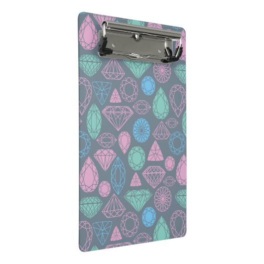 Gemstone Icon Pattern Mini Klembord (Schuin)