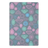 Gemstone Icon Pattern Mini Klembord (Achterkant)