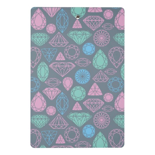 Gemstone Icon Pattern Mini Klembord (Achterkant)