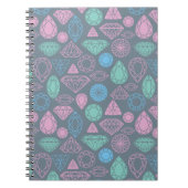 Gemstone Icon Pattern Notitieboek (Voorkant)