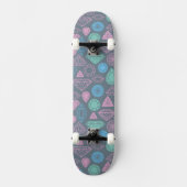 Gemstone Icon Pattern Skateboard (Voorkant)