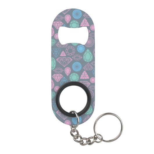 Gemstone Icon Pattern Sleutelhanger Flessenopener (Achterkant)