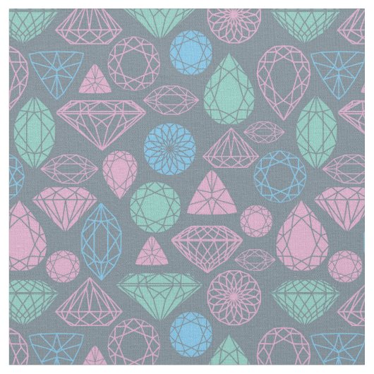 Gemstone Icon Pattern Stof (Close Up)