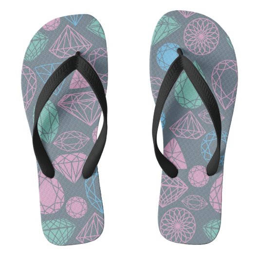Gemstone Icon Pattern Teenslippers (Voetbed)