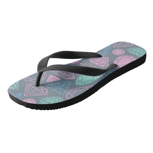 Gemstone Icon Pattern Teenslippers (Schuin)