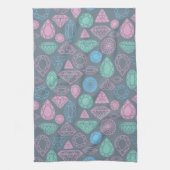 Gemstone Icon Pattern Theedoek (Verticaal)