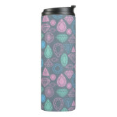 Gemstone Icon Pattern Thermosbeker (Gedraaid links)