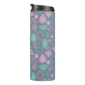 Gemstone Icon Pattern Thermosbeker (Geroteerd rechts)